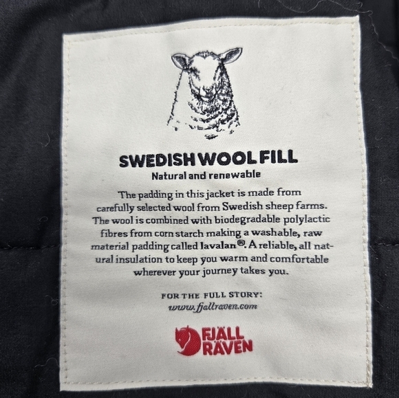 FJALLRAVEN CANADA WOOL PADDED JACKET SHACKET RED BLACK BUFFALO PLAID MEN MEDIUM - Picture 10 of 16